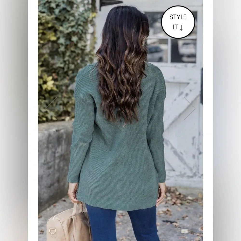 NWT Ribbed Shacket - Picture 4 of 4